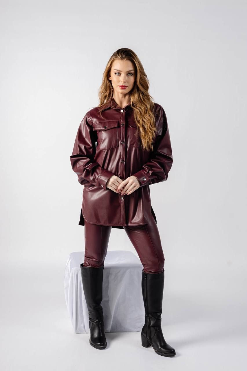 Urban Leather Overshirt