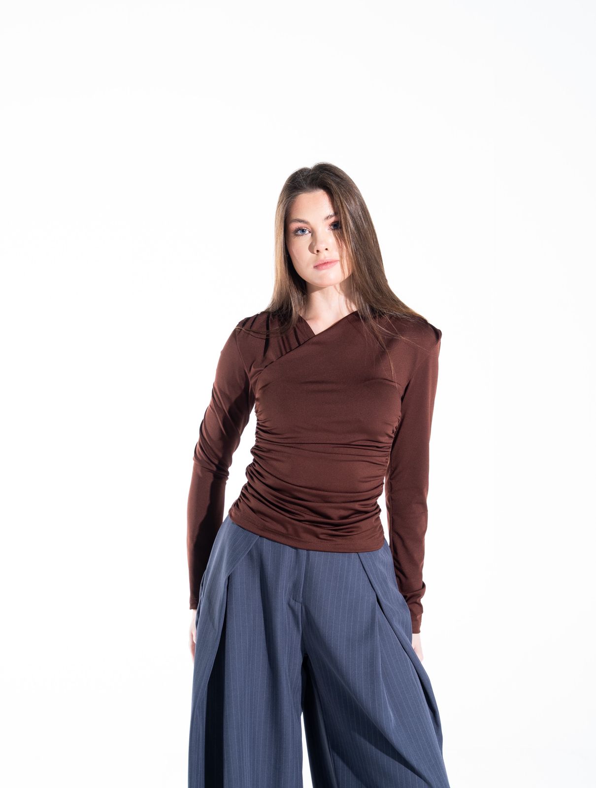 Zezil Soft Wrap Top