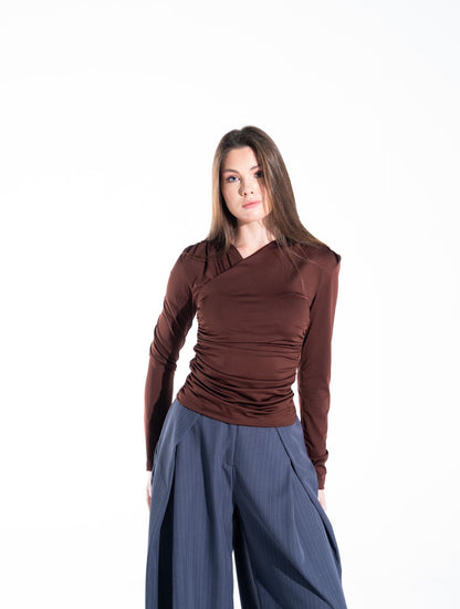 Zezil Soft Wrap Top