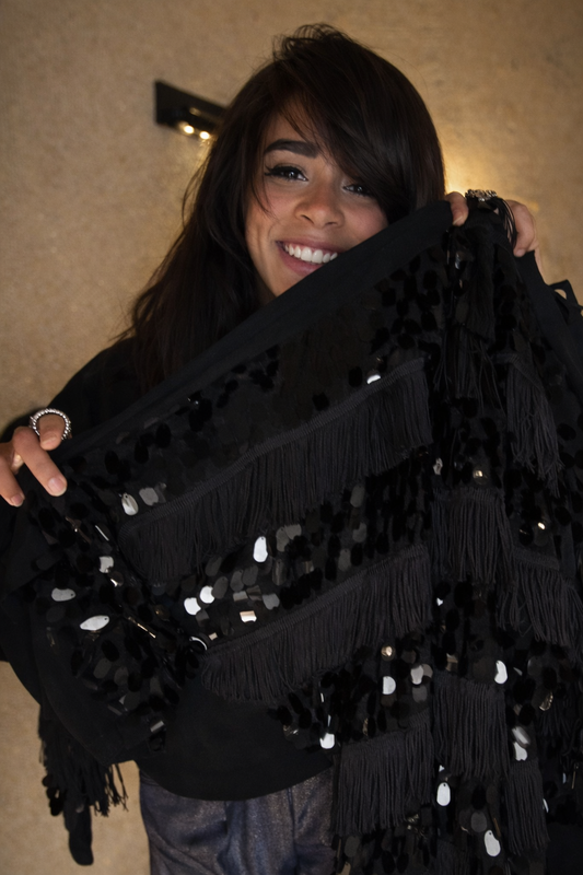 Midnight Sequin Abaya