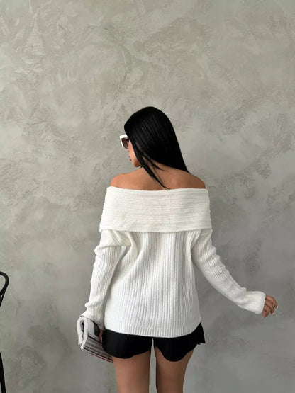 Off-Shoulder Knit✨