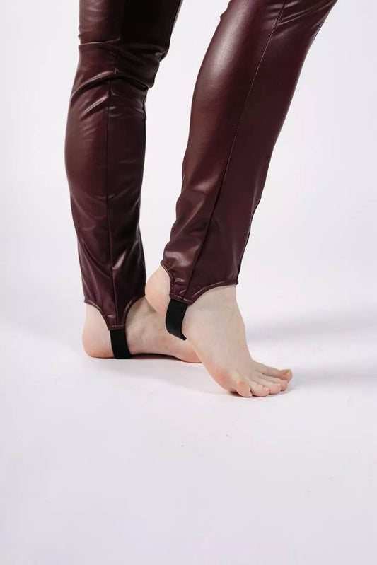High-Waist Faux Leather Leggings
