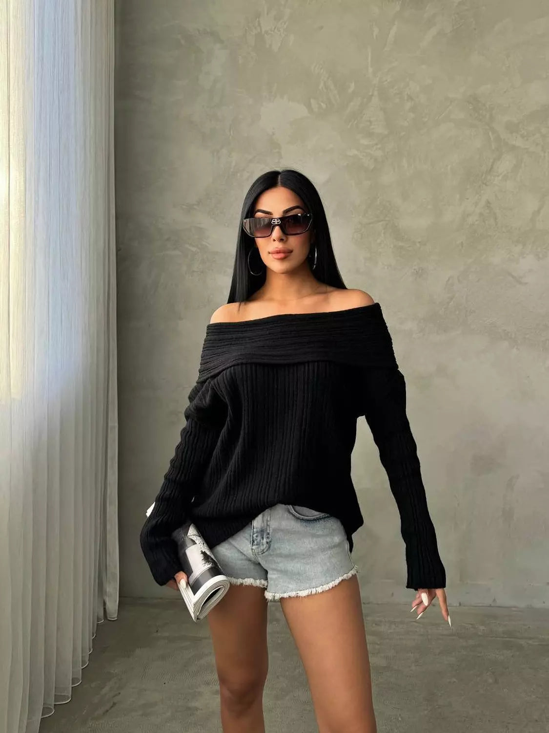 Off-Shoulder Knit✨