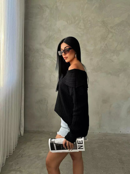 Off-Shoulder Knit✨