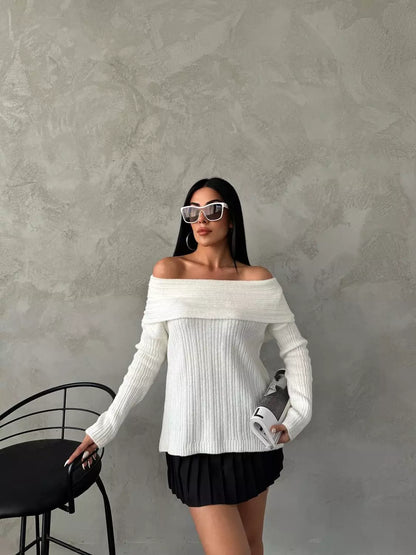 Off-Shoulder Knit✨