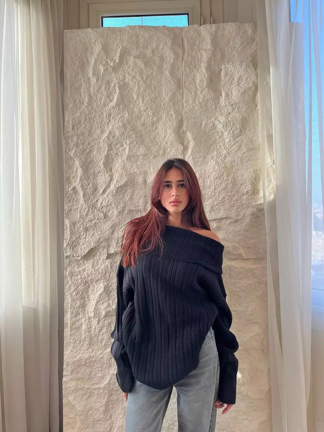 Off-Shoulder Knit✨