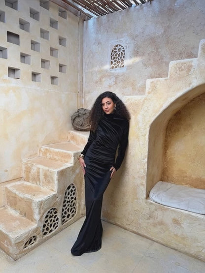 Scarlet Muse Velvet Dress ✨